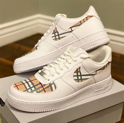 af1 x burberry|custom burberry air force 1.